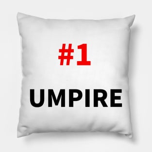 number one umpire Pillow