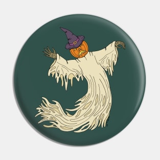 Pumpkin-Headed Ghost Pin