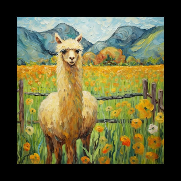 ALPACA PAINTING by SHAKIR GAUTAMA 