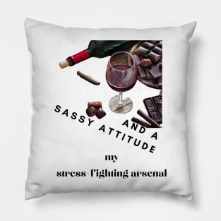 Sassy Stress Buster Pillow