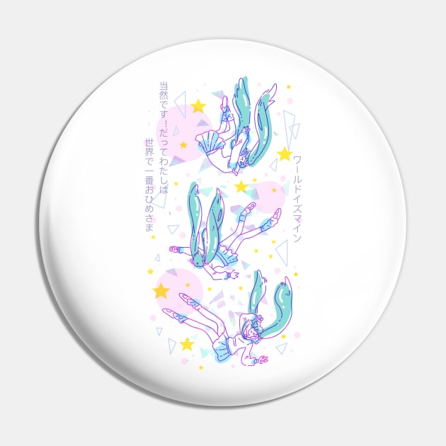 Miku - World is Mine Pin by AmethyGalaxy