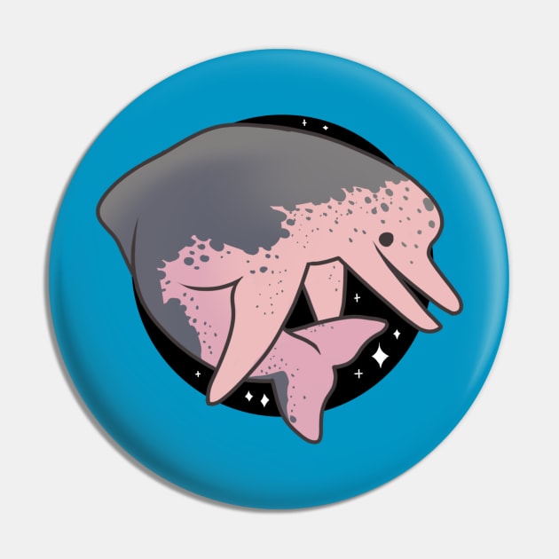 Amazon River Dolphin Pin by owlapin