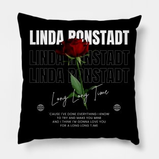 Linda Ronstadt // Flower Pillow