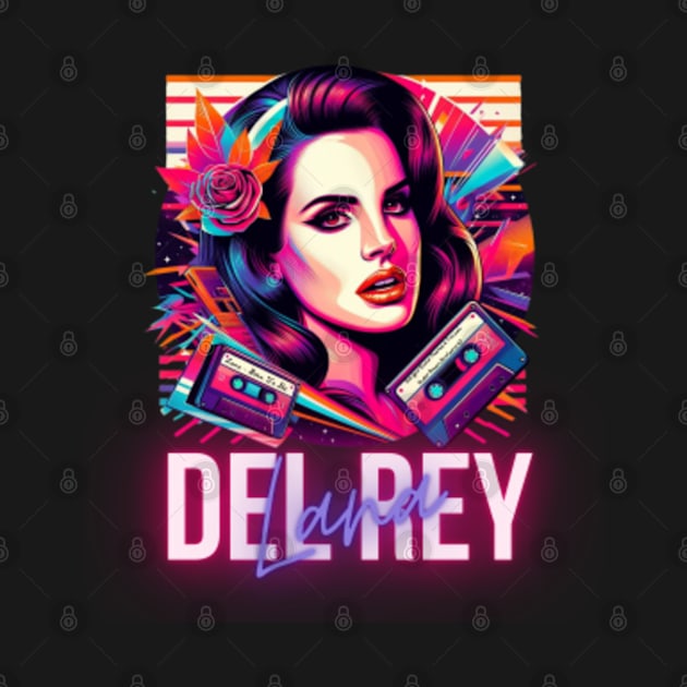 Lana Del Rey - Retro Revival by Tiger Mountain Design Co.