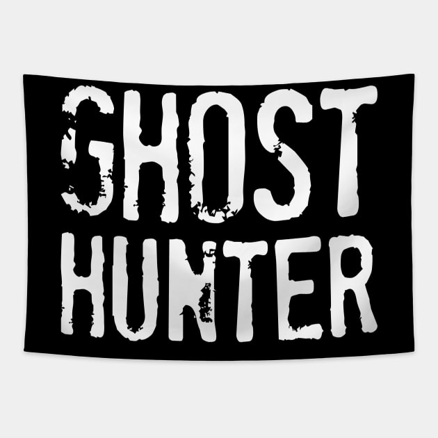 Ghost Hunter - Paranormal Investigator Spirit Hunting Retro Halloween Gift Idea Tapestry by PugSwagClothing