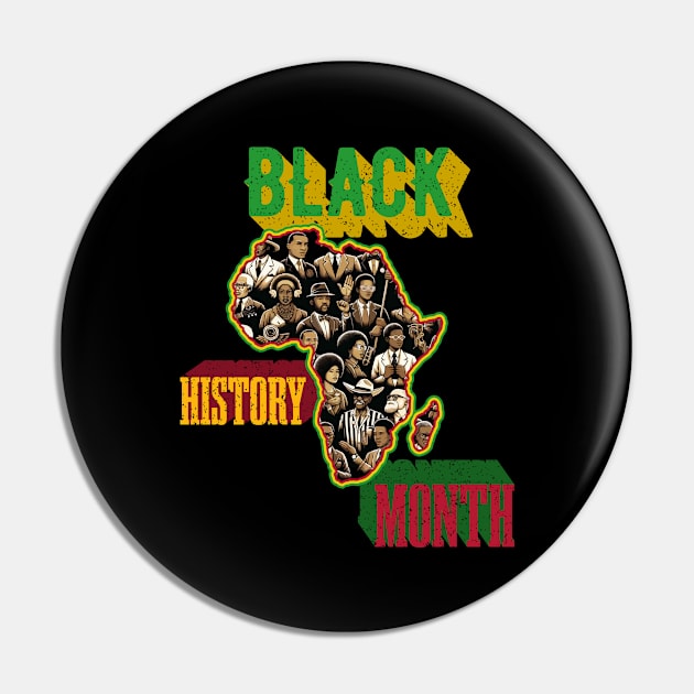 Proud of my Roots Black History Month Pin by Primo Style