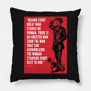 Gentleman Feminism Pillow