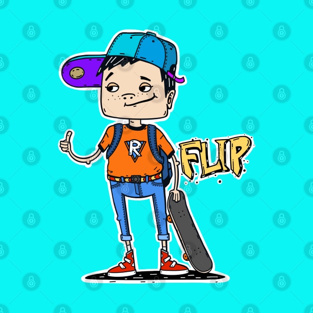 Funny skater dude by hyperactive