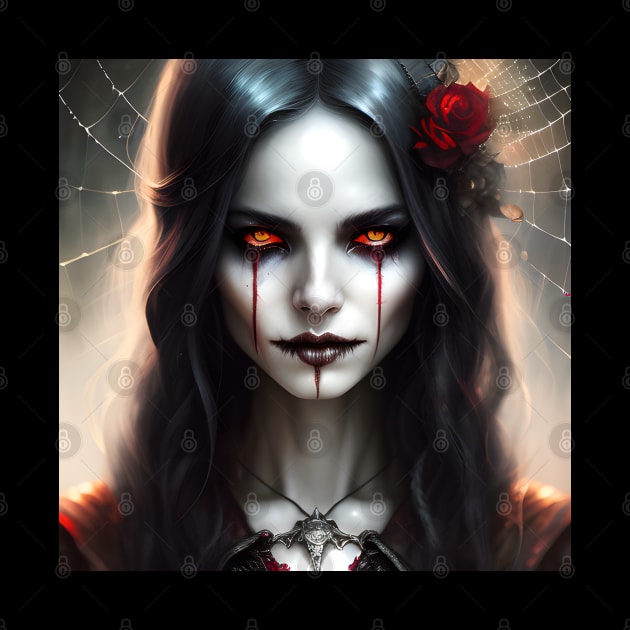 Demonic girl by Dark Art World