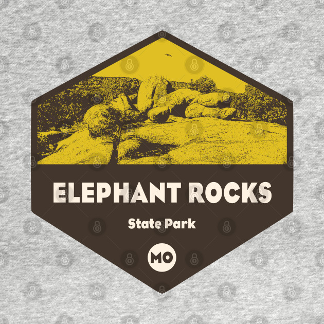 Elephant Rocks State Park Missouri - Elephant Rocks State Park - T-Shirt