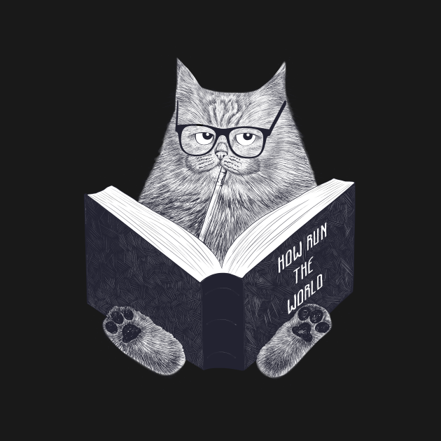 Smart cat - Cat - T-Shirt | TeePublic