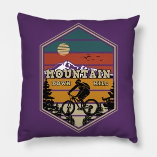 Mountain down hill Pillow