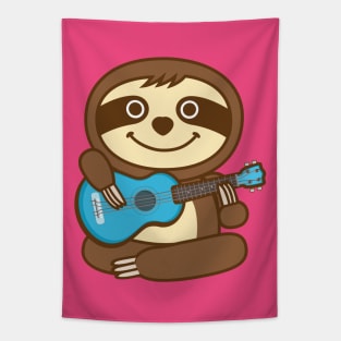 Sloth Ukulele Tapestry