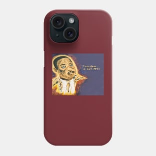 MLK as a great man Phone Case