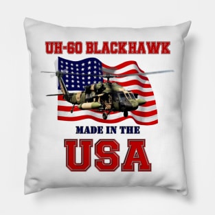 UH-60 Black Hawk Made in the USA Pillow