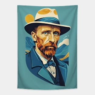 Vincent's Gaze: A Van Gogh Portrait Tapestry