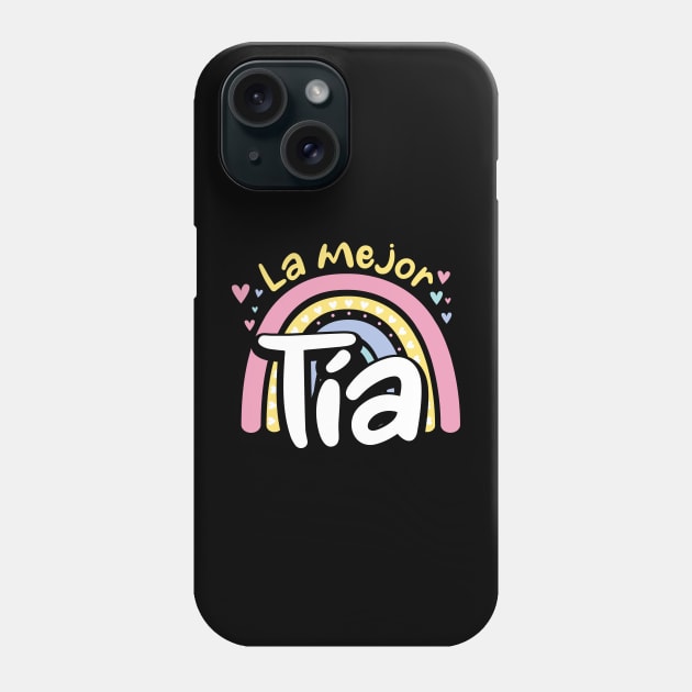 La Mejor Tía - Colorful design Phone Case by verde