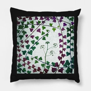 Ivy collage Pillow