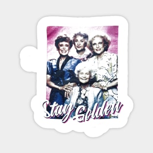 stay golden vintage Magnet