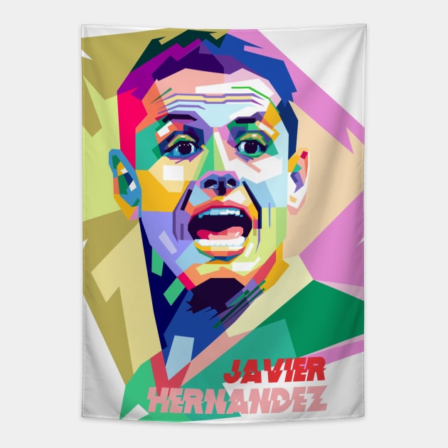 Javier Hernandez Tapestry by erikhermawann22