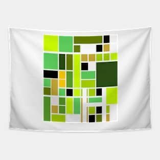 Natural colours  - geometric linear abstract Tapestry
