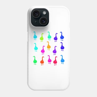 Goose gaggle two Phone Case