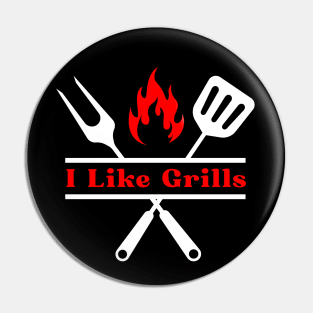 I Like Grills Pin