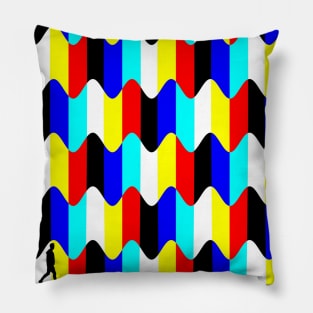 Rainbow stripes Pillow