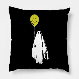 Scary ghost with balloon Pillow