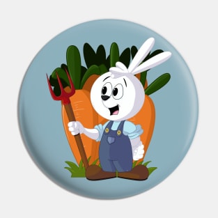 RABBIT FARMER Pin