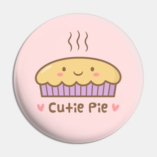 Cute Cutie Pie Food Doodle Pin