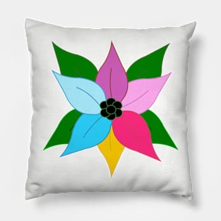 Pride Poinsettia Pillow