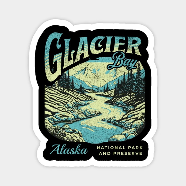 Glacier Bay National Park Magnet by Mr A.B