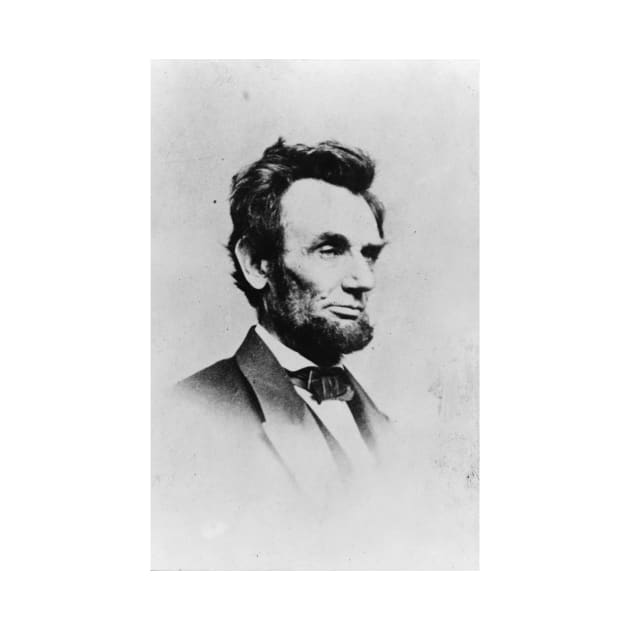 Vintage Abraham Lincoln Portrait - Head and Shoulders by pdpress