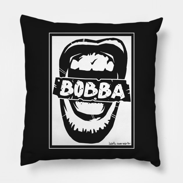 BOBBA THE SYSTEM Pillow by DavidCavernario