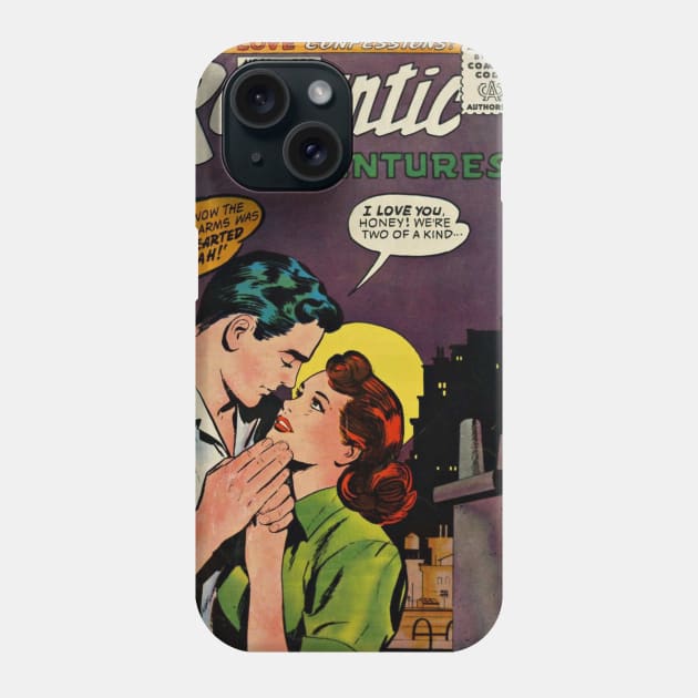 Vintage "Romantic Adventures" Cover Phone Case by Slightly Unhinged