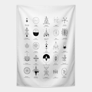 25 Sigils Tapestry