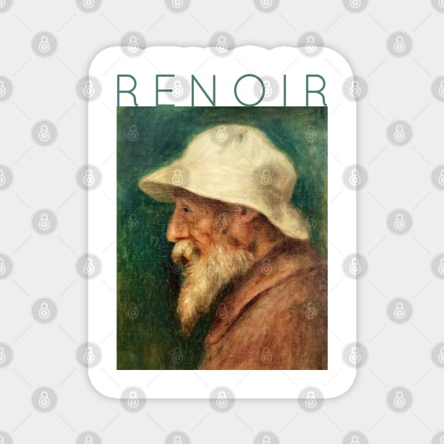 Auguste Renoir Autoportrait Magnet by TwistedCity