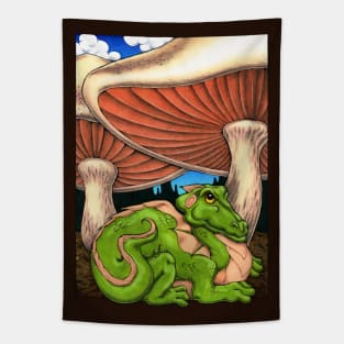 Smug Dragon Tapestry