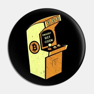 bitcoin arcade video game Pin