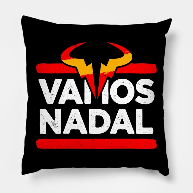 Vamos Rafa Nadal Pillow by RichyTor