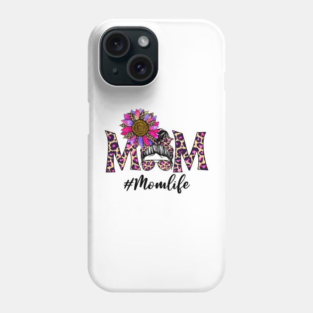 MOM LIFE Phone Case by Myartstor 