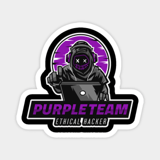 Purple Team | Hacker Design Magnet