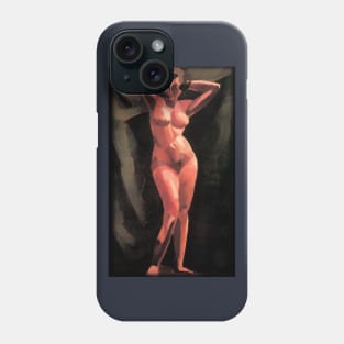 Nude Standing Female Phone Case