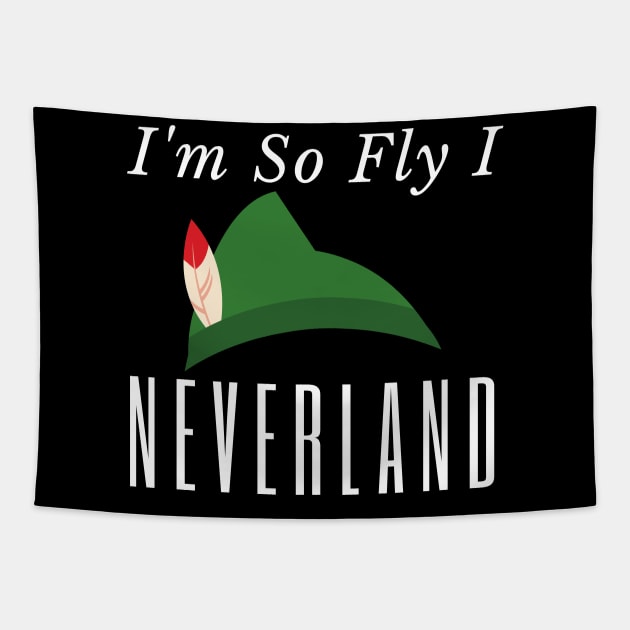 I'm So Fly I Neverland Tapestry by HobbyAndArt