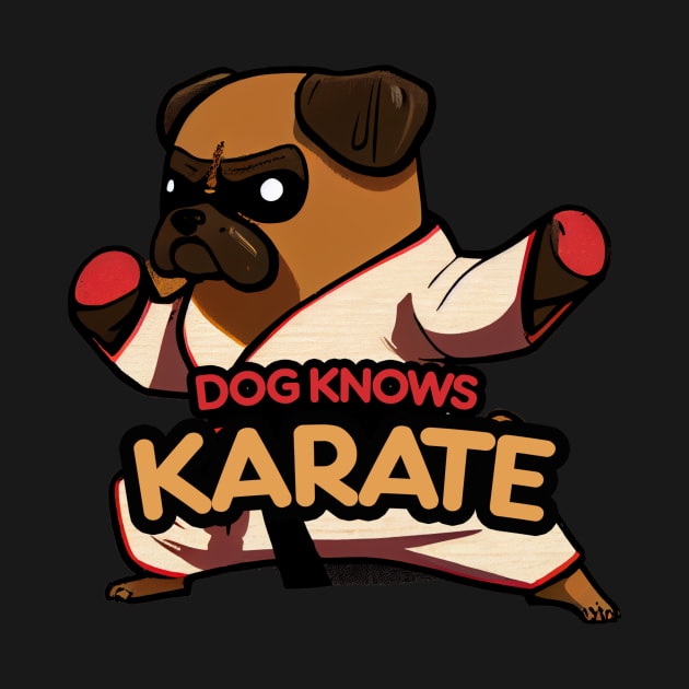 Dog Knows Karate by Pixy Official