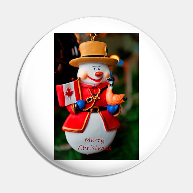 Snowman Christmas Xmas Tree Decoration Pin by AndyEvansPhotos