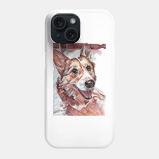 Corgi Artwork Phone Case