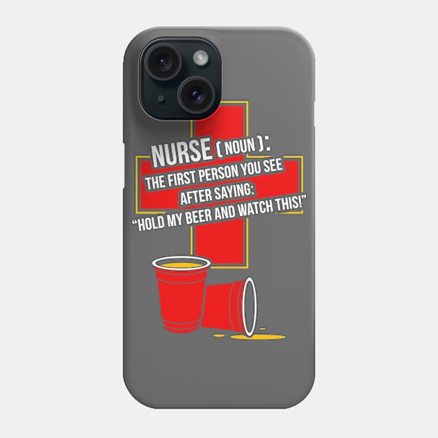 Nurse Definition Phone Case by veerkun