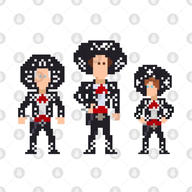 8bit Amigos by TommySniderArt